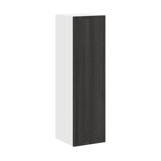 Frameless Oak Shade - 12"W × 42"H Standard Wall Cabinet