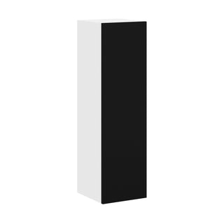 Frameless Matte Black - 12"W × 42"H Standard Wall Cabinet