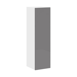 Frameless High-Glossy Gray - 12"W × 42"H Standard Wall Cabinet
