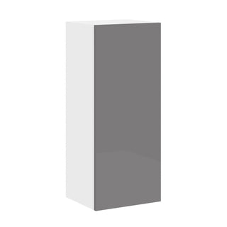 Frameless High-Glossy Gray - 15"W × 36"H Standard Wall Cabinet