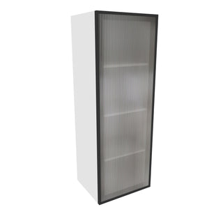 Frameless Crystal Glass - 15"W × 42"H Standard Wall Cabinet