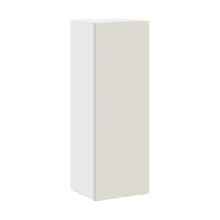 Frameless Matte Ivory - 15"W × 42"H Standard Wall Cabinet
