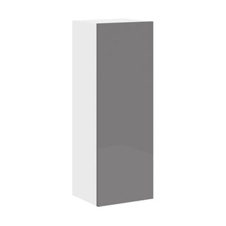 Frameless High-Glossy Gray - 15"W × 42"H Standard Wall Cabinet