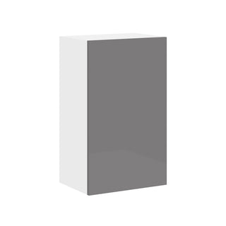 Frameless High-Glossy Gray - 18"W × 30"H Standard Wall Cabinet
