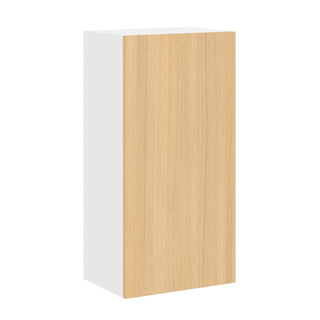 Frameless Oak Blonde - 18"W × 36"H Standard Wall Cabinet