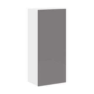 Frameless High-Glossy Gray - 18"W × 42"H Standard Wall Cabinet
