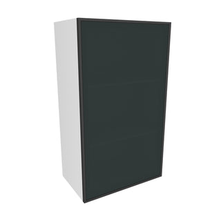 Frameless Midnight Glass - 21"W × 36"H Standard Wall Cabinet