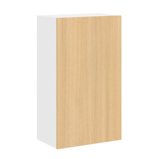 Frameless Oak Blonde - 21"W × 36"H Standard Wall Cabinet