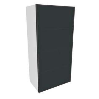 Frameless Midnight Glass - 21"W × 42"H Standard Wall Cabinet