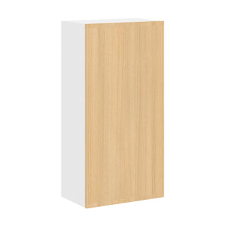 Frameless Oak Blonde - 21"W × 42"H Standard Wall Cabinet
