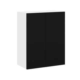 Frameless Matte Black - 24"W × 30"H Standard Wall Cabinet