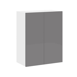 Frameless High-Glossy Gray - 24"W × 30"H Standard Wall Cabinet