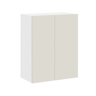 Frameless Matte Ivory - 24"W × 30"H Standard Wall Cabinet