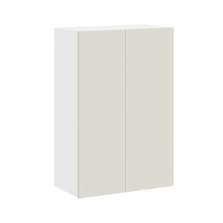Frameless Matte Ivory - 24"W × 36"H Standard Wall Cabinet