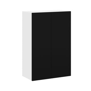 Frameless Matte Black - 24"W × 36"H Standard Wall Cabinet
