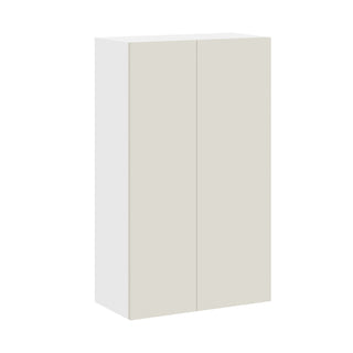 Frameless Matte Ivory - 24"W × 42"H Standard Wall Cabinet