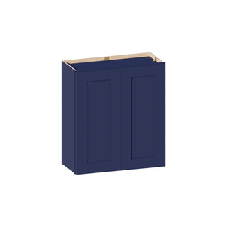 Navy Blue - 27"W × 30"H Standard Wall Cabinet