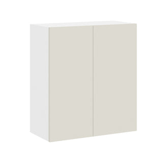 Frameless Matte Ivory - 27"W × 30"H Standard Wall Cabinet