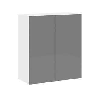 Frameless High-Glossy Gray - 27"W × 30"H Standard Wall Cabinet