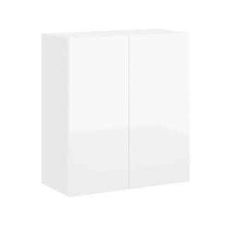 Frameless High-Glossy White - 27"W × 30"H Standard Wall Cabinet