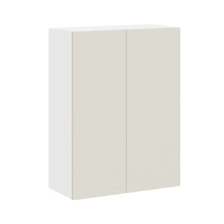 Frameless Matte Ivory - 27"W × 36"H Standard Wall Cabinet