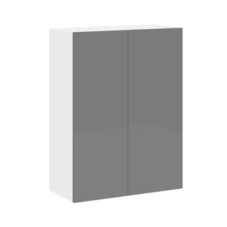 Frameless High-Glossy Gray - 27"W × 36"H Standard Wall Cabinet