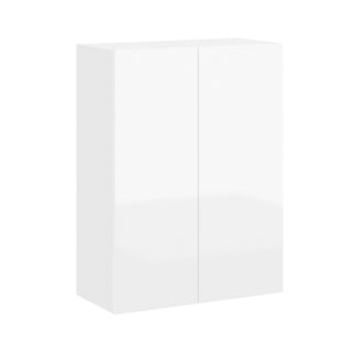 Frameless High-Glossy White - 27"W × 36"H Standard Wall Cabinet