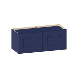 Navy Blue - 30"W × 12"H Standard Wall Cabinet
