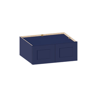 Navy Blue - 30"W × 12"H Deep (24") Wall Bridge Cabinet
