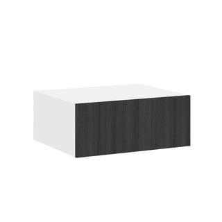 Frameless Oak Shade - 30"W × 12"H Deep (24") Wall Bridge Cabinet