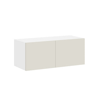 Frameless Matte Ivory - 30"W × 12"H Standard Wall Cabinet