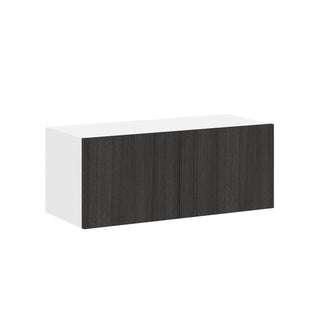 Frameless Oak Shade - 30"W × 12"H Standard Wall Cabinet