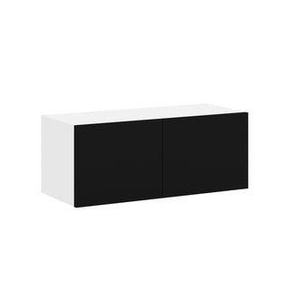 Frameless Matte Black - 30"W × 12"H Standard Wall Cabinet