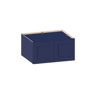 Navy Blue - 30"W × 15"H Deep (24") Wall Bridge Cabinet