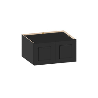 Iron Black - 30"W × 15"H Deep (24") Wall Bridge Cabinet
