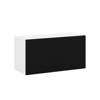 Frameless Matte Black - 30"W × 15"H Standard Wall Cabinet