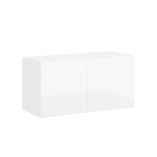 Frameless High-Glossy White - 30"W × 15"H Standard Wall Cabinet