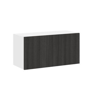 Frameless Oak Shade - 30"W × 15"H Standard Wall Cabinet