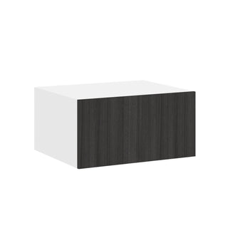 Frameless Oak Shade - 30"W × 18"H Deep (24") Wall Bridge Cabinet