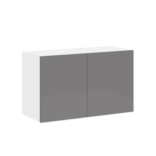 Frameless High-Glossy Gray - 30"W × 18"H Standard Wall Cabinet