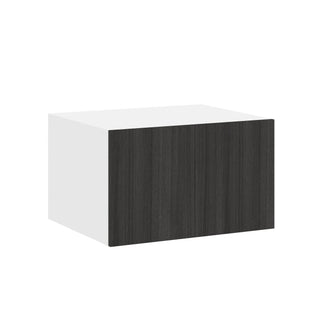Frameless Oak Shade - 30"W × 24"H Deep (24") Wall Bridge Cabinet