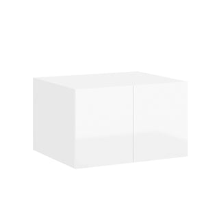 Frameless High-Glossy White - 30"W × 24"H Deep (24") Wall Bridge Cabinet