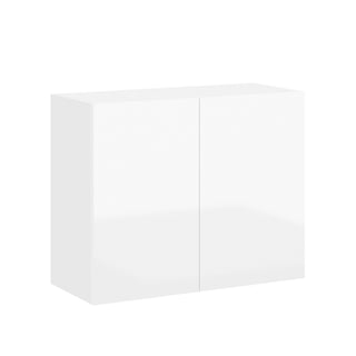 Frameless High-Glossy White - 30"W × 24"H Standard Wall Cabinet
