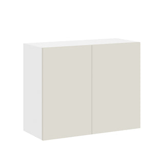 Frameless Matte Ivory - 30"W × 24"H Standard Wall Cabinet