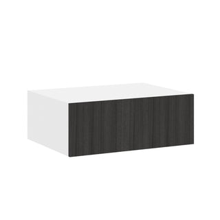Frameless Oak Shade - 33"W × 12"H Deep (24") Wall Bridge Cabinet