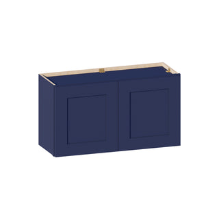 Navy Blue - 33"W × 18"H Standard Wall Cabinet