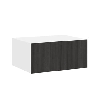 Frameless Oak Shade - 33"W × 18"H Deep (24") Wall Bridge Cabinet