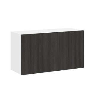 Frameless Oak Shade - 33"W × 18"H Standard Wall Cabinet