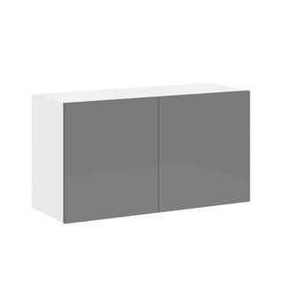 Frameless High-Glossy Gray - 33"W × 18"H Standard Wall Cabinet