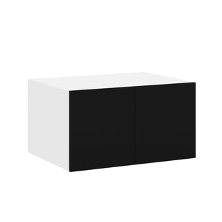 Frameless Matte Black - 33"W × 24"H Deep (24") Wall Bridge Cabinet